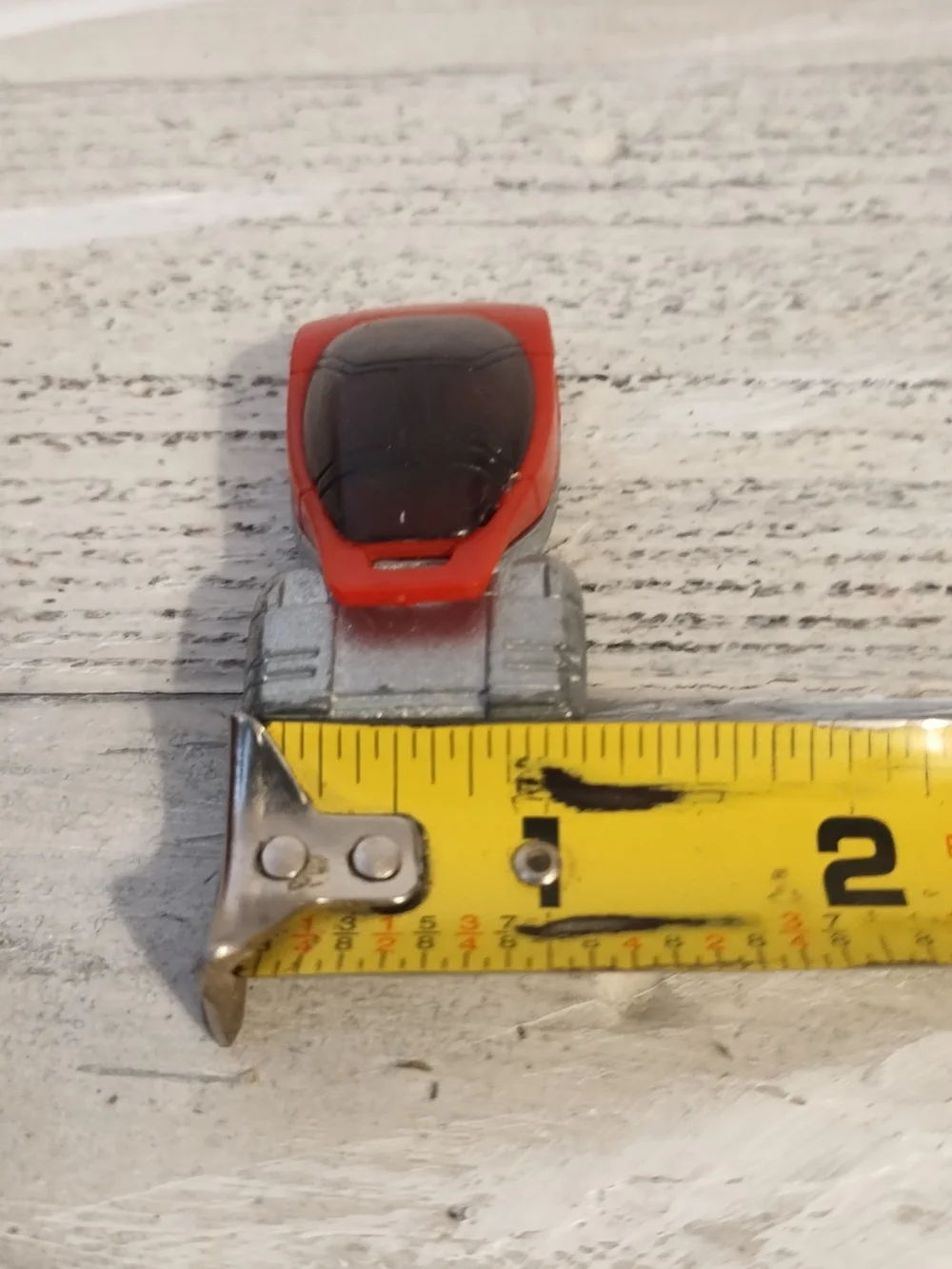 Hot Wheels Futuristic Red and Silver Space Car Loose Vintage 1988 Die cast metal